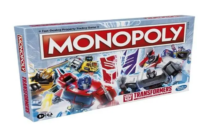 transformers monopoly game