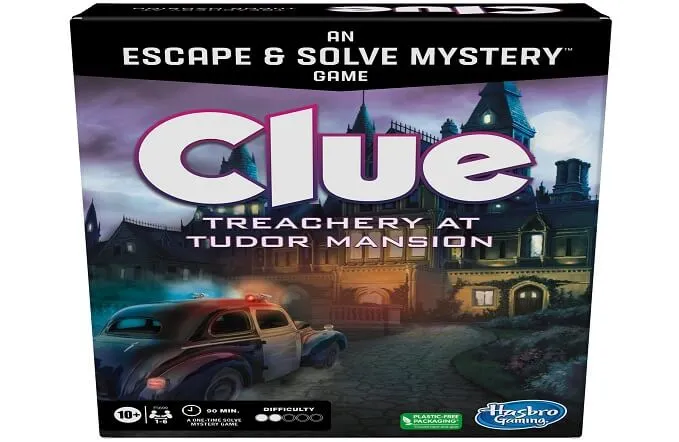 clue board game treachery at tudor mansion